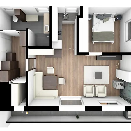 Efeunest - Stilvolles Mit Balkon Apartment *