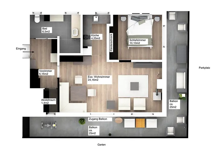 Efeunest - Stilvolles Mit Balkon * Velden am Wörthersee