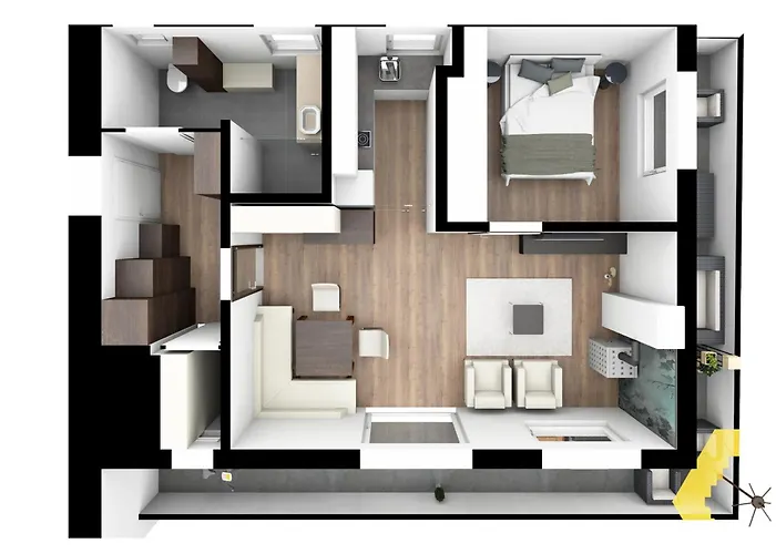 Efeunest - Stilvolles Mit Balkon Apartament *